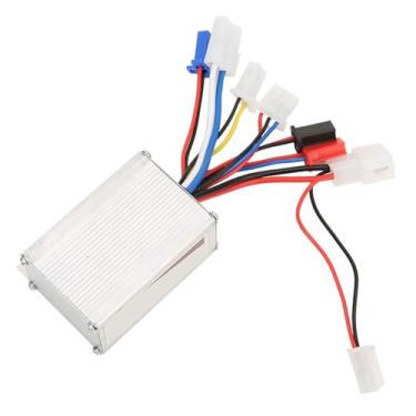 Imagem de Generic Controlador de Motor Escovado 24V Dissipação de Calor Eficiente para Scooter de Bicicleta Elétrica, Fios Duráveis, Fácil Instalação, Adequado para Bicicletas Elétricas e Scooters