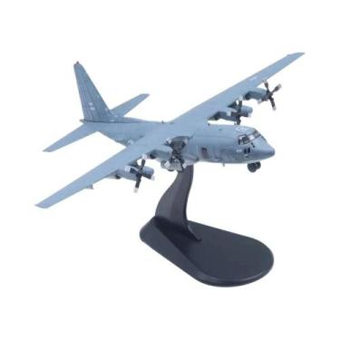 Imagem de Modelo de metal de aeronave fundida em escala 1/200 AC-130U Fighter Je