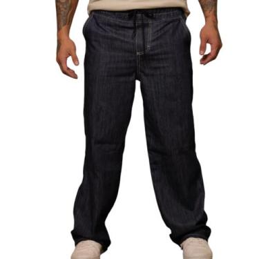 Imagem de Calça Jeans Balão Boca Larga Masculina Dazzling - Estilo Mandrake, Jea