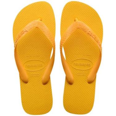 Imagem de Chinelo Havaianas Top FC Unissex - Amarelo, 33/34