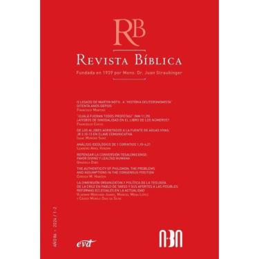 Imagem de Revista Bíblica 2024/1-2 - Año 86 - Espanhol
