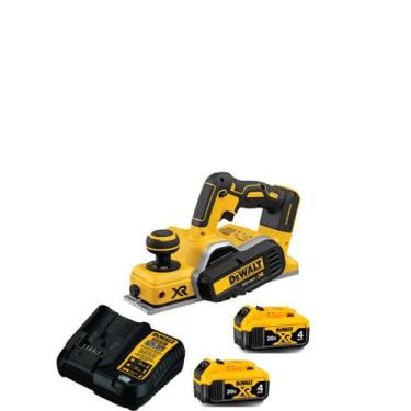 Imagem de Plaina Elétrica 2 Baterias 20v 4ah XR Dcp580b Dewalt Bivolt