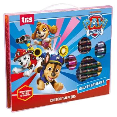Imagem de Maleta Artística Patrulha Canina 150 Peças 909459 - Tris