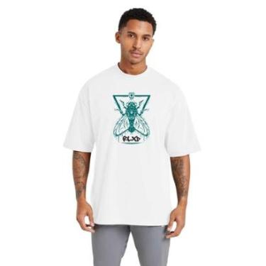 Imagem de Camiseta Masculina Oversized Estampada em Algodão Toque Macio-Masculino