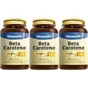 Imagem de Kit 3X Beta Carotene - 60 Cápsulas - VitaminLife-Masculino