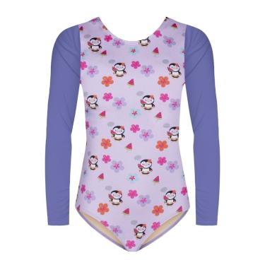 Imagem de Maiô Selene Manga Longa Estampado Infantil