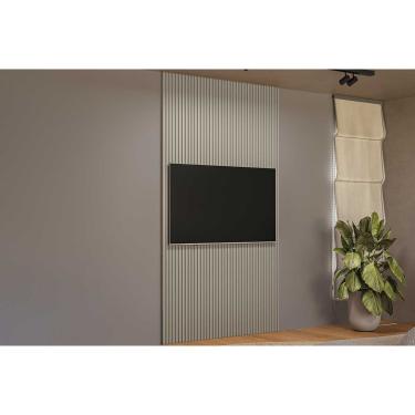 Imagem de Painel de Cozinha até 60 Pol Modular 1.4 Ripado 141x250cm Gris Fosco - Linea Brasil