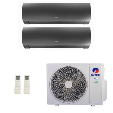Imagem de Ar-Condicionado Multi Split Inverter Gree 30.000 (1x Evap HW 18.000 + 1x Evap HW 24.000) Quente/Frio 220V