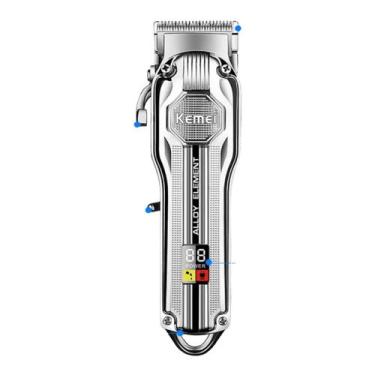 Imagem de Maquina De Cortar Cabelo Kemei Km-517 Metal Bivolt
