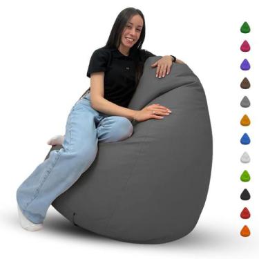 Imagem de Puff Pera Gigante Cheio Grande Para Eventos Escritório Descanso Almofa