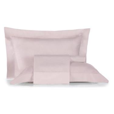 Imagem de Jogo de Cama Casal 4 Peças Altenburg Algodão Lux 200 Fios Inspire Rosa