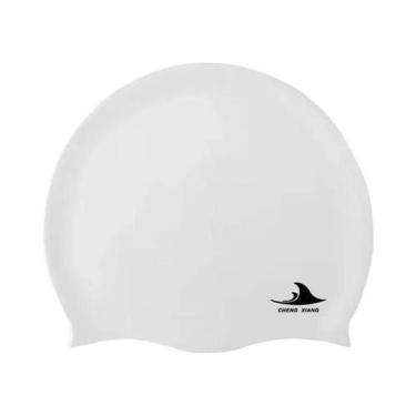 Imagem de Touca De Natação De Silicone Impermeável Tamanho Grande Para Homens, M