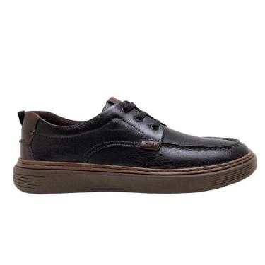 Imagem de Sapatenis democrata denim clash ref 240301, 38, Preto, Marrom