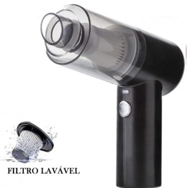 Imagem de MINI ASPIRADOR DE PÓ SEM FIO PORTÁTIL PARA CARRO CASA