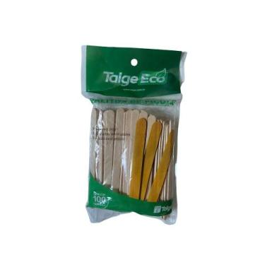 Imagem de Palito de Picolé de Madeira Talge 11,4cm - 100un