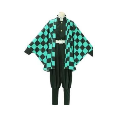 Imagem de Fantasia De Cosplay Kamado Tanjirou Para Crianças E Adultos, Presente 