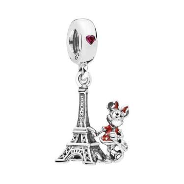 Imagem de Charm De Prata Esterlina 925 Da Disney Para Pulseira Mickey Minnie, Be