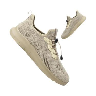 Imagem de Tênis Masculino Respirável Com Fivela Ajustável, Durável Para Corrida 