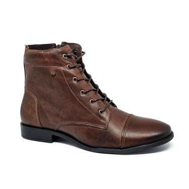 Imagem de BOTA PERLATTO LUNA COURO AMARRAR REF LUN688E FEMININO-Feminino