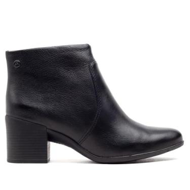 Imagem de Bota Feminina Bottero Couro Burnish Preto, Preto, 37