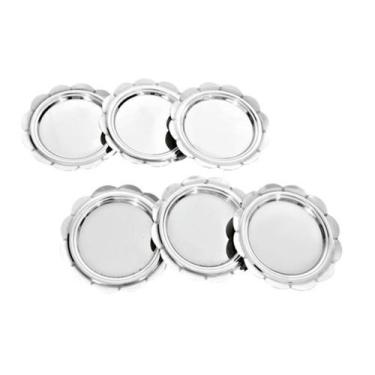 Imagem de Conjunto Porta-Copos 6 Pçs Bebidas Drinks Mesa Descanso Bartender em A