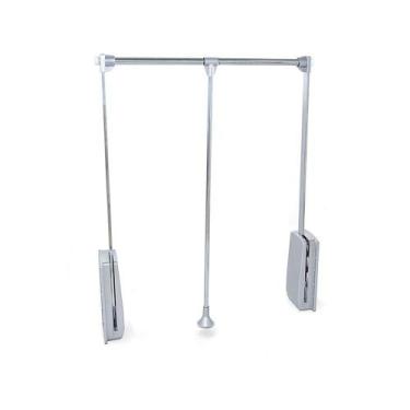 Imagem de Cabideiro Basculante Extensível G Branco 83cm a 1,20cm -12kg - BASE