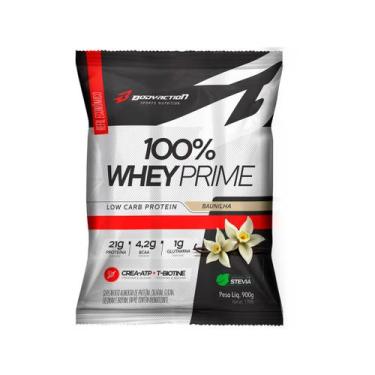 Imagem de 100% Whey Prime Refil 900g - Bodyaction, Baunilha