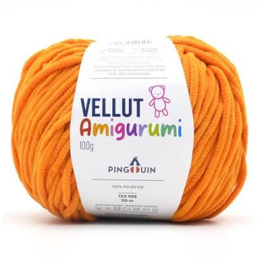 Imagem de Fio Vellut Amigurumi 100g - Pingouin, 9956 CARAMELO DE SAL