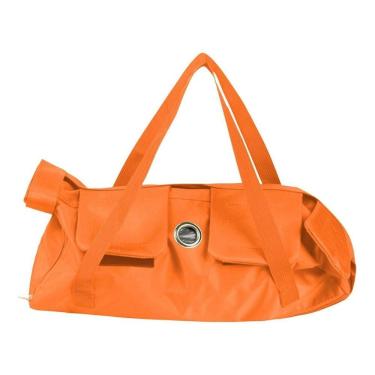 Imagem de Bolsa Transporte Pet De Passeio Cachorro Gato Laranja Médio