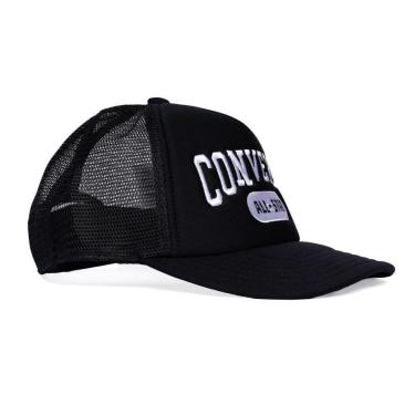 Imagem de Boné Unissex Converse Trucker All Star Mesh Preto/Branco-Unissex