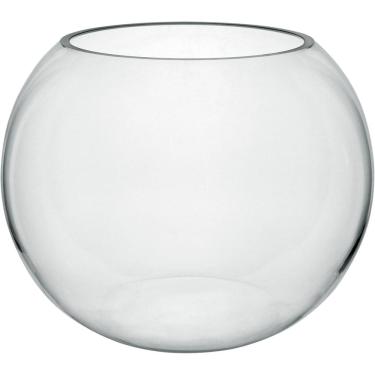 Imagem de VASO DECORATIVO ENFEITE CASA HOME&CO VIDRO 24x30x30cm TRANSPARENTE