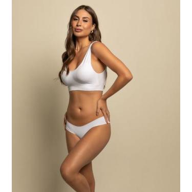 Imagem de Top Clássico Com Bojo Removível Basic Pro Branco, GG, Branco