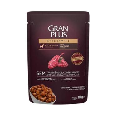 Imagem de Sachê Ração Úmida para Cão Adulto Gourmet Gran Plus Ovelha 100g