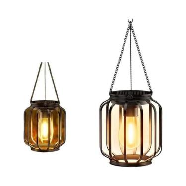 Imagem de Lanterna Solar LED Branca Quente À Prova d'Água Com Sensor Para Decora