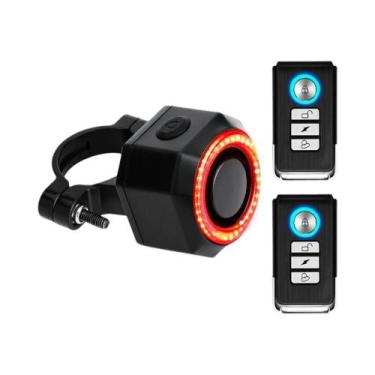 Imagem de Lanterna Traseira De Bicicleta À Prova d'Água, Recarregável via USB, C