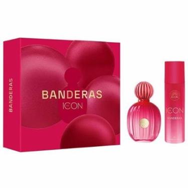 Imagem de Coffret Banderas Kit - Perfume Feminino The Icon EDP + Dêo Colônia Kit-Feminino