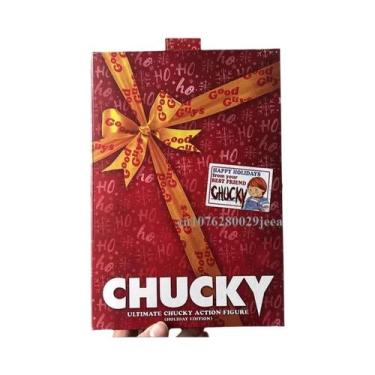 Imagem de Figura De Ação Chucky Edição De Natal Em PVC NECA, Boneco Colecionável