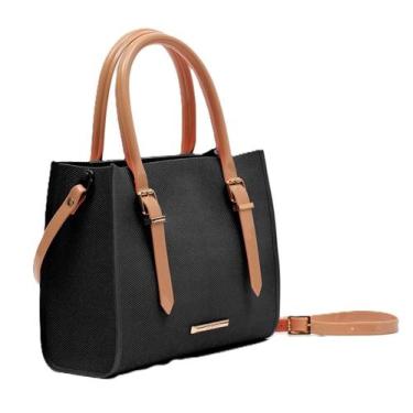 Imagem de Bolsa Petite Jolie Heaven Preta PJ11160 Transversal Nova