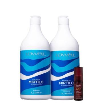 Imagem de Kit Lowell Extrato de Mirtilo Trio Salon Óleo Nutritivo (3 Produtos)