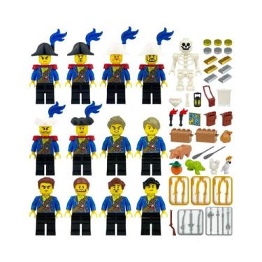 Imagem de Brinquedos De Blocos De Montar Em Forma De Bonecos Humanoides Miniatur