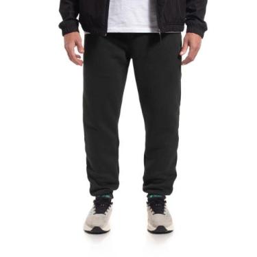 Imagem de Calça Moletom Freesurf Logo Casual Preta, M, Preto