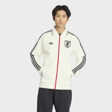 Imagem de Jaqueta Seleção Japão Away 2026 Hino Adidas Originals Masculina, Branc