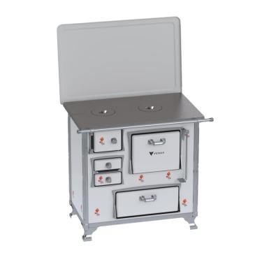 Imagem de Fogao a Lenha Venax GII n 1 Gab Branco Flor SD