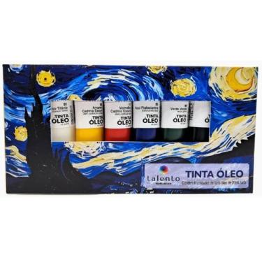 Imagem de Kit Tinta Oleo 20ml c/ 6 Cores Van Gogh Talento