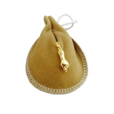 Imagem de Pingente Figa 20mm Folheado Ouro 18k Pi151 - WNBIJOUTERIAS