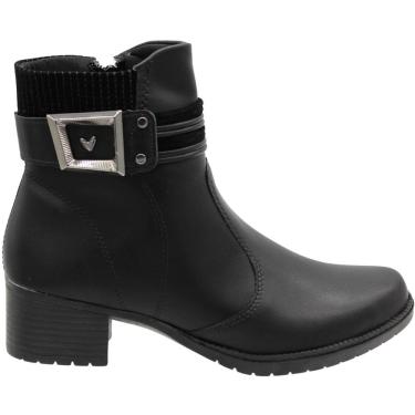 Imagem de Bota Salto Grosso Mississipi Wolford Fivela Prata Feminina