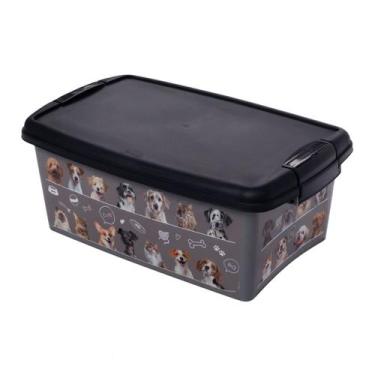 Imagem de Caixa Organizadora para Acessórios Pet Brinquedos Tapete Higiênico com