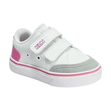 Imagem de Tênis Klin Baby Freestyle 259044 Branco/Pink-Unissex