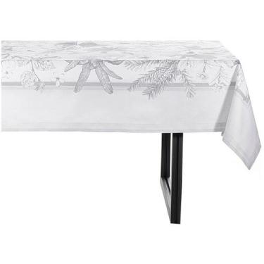 Imagem de Toalha de Mesa Quadrada Buddemeyer - Impermeável Cinza Escuro 180x180c