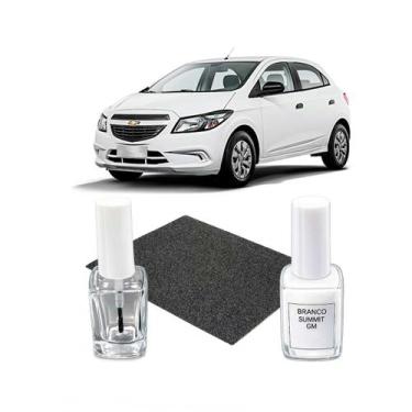 Imagem de Tinta Tira Risco Automotiva Branco Summit GM Onix Joy Cruze -, Joy